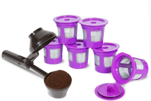 Miniatura 11 de Perfect Pod 1-Stream Cafe Save - Filtros de café reutilizables para cápsulas K Cup – Cápsulas de café recargables con filtro de malla integrado