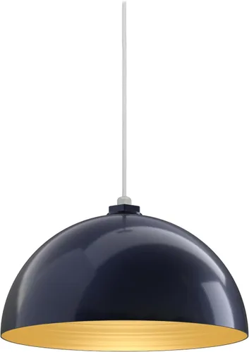 Miniatura 34 de Steel Lighting Co. Brentwood - Lámpara colgante Montada en el techo Cúpula redonda de 14 pulgadas Estilo moderno contemporáneo de granja