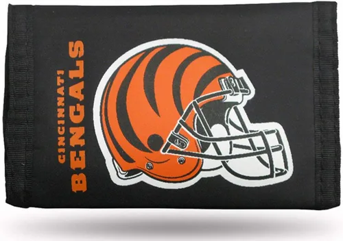 Miniatura 4 de Rico Industries NFL Football - Cartera de nailon de tres pliegues