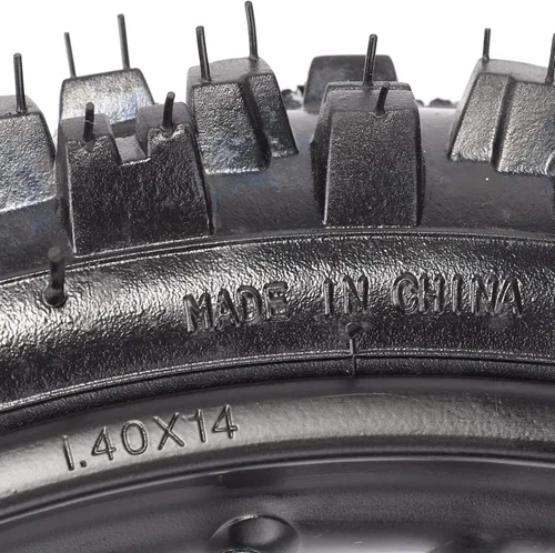 Miniatura 4 de Neumático Knobby de 1.85x12 60/100-14 delantero y 1.4x14 80/100-12 para motocross/pit bike/monkey bike/70/90/110/125/140/150/160cc scooter
