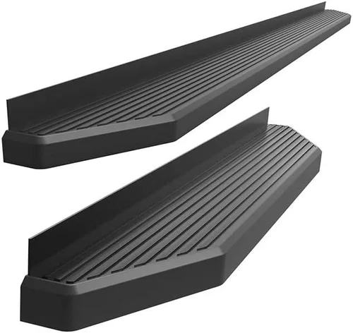 Miniatura 25 de APS Estribos de 6 pulgadas, color negro mate, compatibles con Chevy Express GMC Savana 1500 2500 3500 2003-2026 Van de tamaño completo de 3 puertas