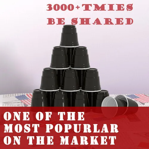 Miniatura 6 de 100 unidades de mini vasos negros para shot de 2 oz, desechables y de tamaño pequeño, perfectos para fiestas, degustaciones, muestras y más
