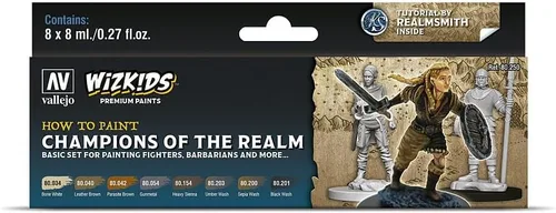 Miniatura 9 de Vallejo - Wizkids Elementos Arcanos Juego de Pinturas Premium para Modelismo y Wargames Ideal para Efectos Mágicos y Elementales como