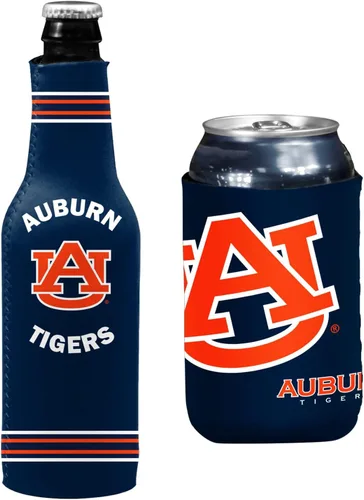 Miniatura 144 de College Team Color Logo Can & Bottle Holder Insulator Beverage Cooler Set