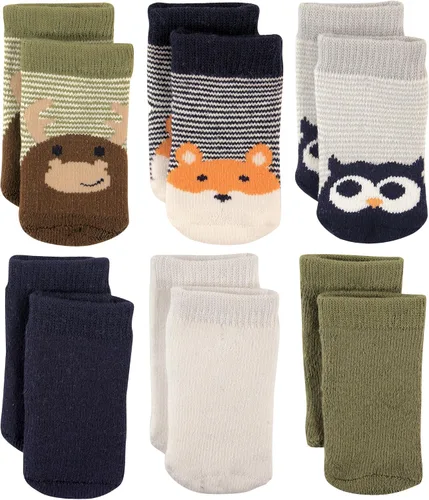 Miniatura 8 de Luvable Friends Conjunto de calcetines unisex para bebé recién nacido y bebé