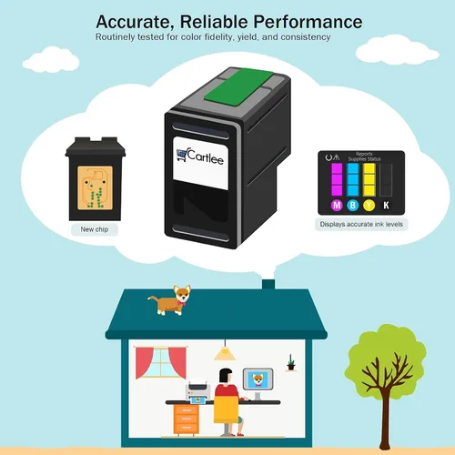 Miniatura 6 de Cartlee Cartucho de tinta compatible de repuesto para Canon Ink 245 para Canon PG 245xl Cartucho de tinta para iP2820 MG2420 MG2920 MG2922 MG2520