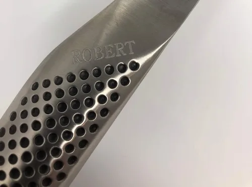 Miniatura 4 de Global G-2 - Cuchillo de chef de 8 pulgadas con grabado personalizado - ¡Crea una reliquia familiar hoy!