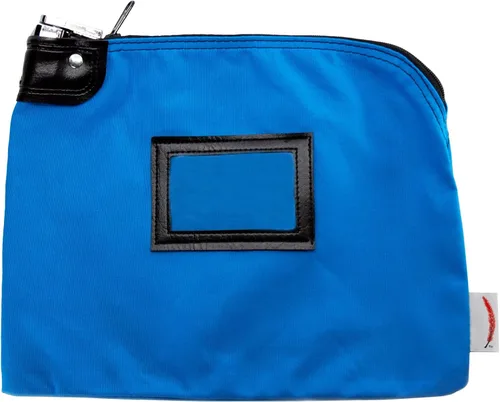 Miniatura 17 de Bolsa de banco con bloqueo de lona con llave de seguridad (negro)