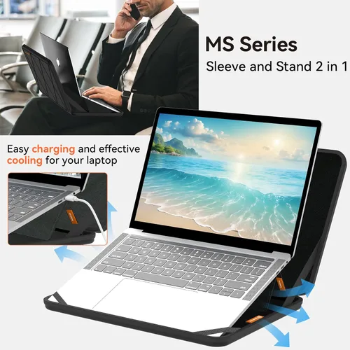 Miniatura 4 de Smatree MS23T Funda protectora dura EVA con soporte compatible para HP Pro x360 Fortis 11 G11/G10/G9 de 11.6 pulgadas, HP Fortis 11 G9 Q/x360 11 G3