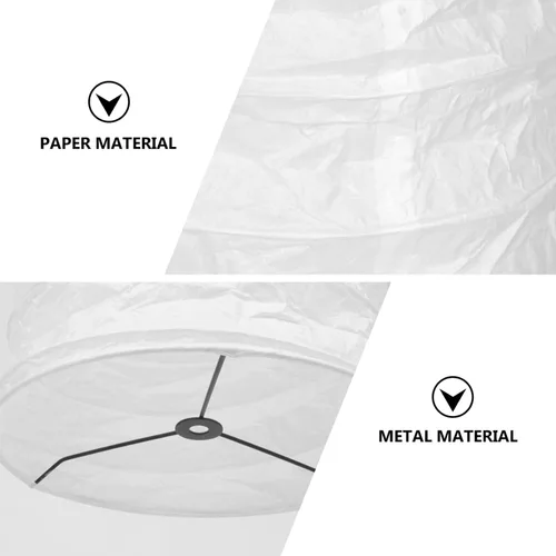 Miniatura 9 de Uonlytech Lámpara de pie de estilo nórdico, pantalla de papel, cubierta de luz de pie para sala de estar, dormitorio, decoración de hotel, pantalla