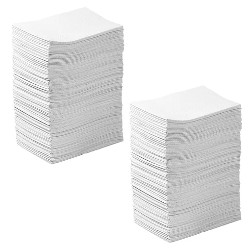 Miniatura 32 de JMU Baberos dentales negros, baberos dentales desechables de 3 capas, baberos para tatuajes impermeables para clínica dental, tienda de tatuajes