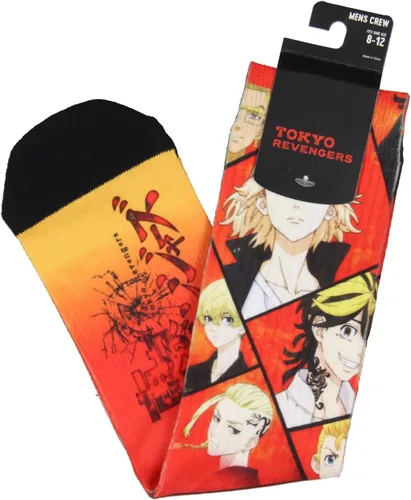 Miniatura 4 de Bioworld Tokyo Revengers Crew Calcetines para hombres y mujeres manga anime sublimados calcetines 1 par, Varios