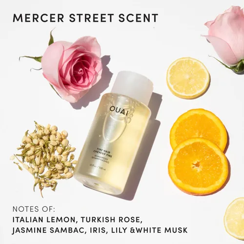 Miniatura 2 de OUAI Champú para Cabello Fino Tamaño de Viaje - Champú Voluminizador con Queratina Fortalecedora, Biotina y Aceite de Semilla de Chía para Cabello
