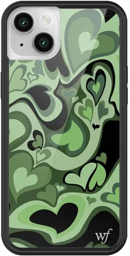 Miniatura 45 de Fundas Wildflower - Compatibles con Apple iPhone 14 Plus Parachoques protector negro, certificado de prueba de caída de 4 pies, propiedad