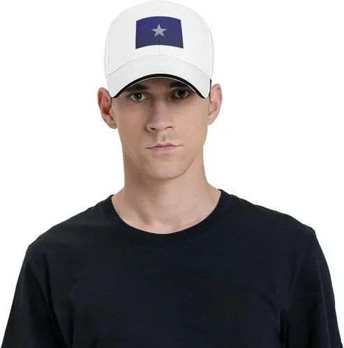 Miniatura 4 de QIZYOQA Bonnie Blue Flag Knitting Effect Baseball Cap for Men Women Adjustable Funny Dad Hat
