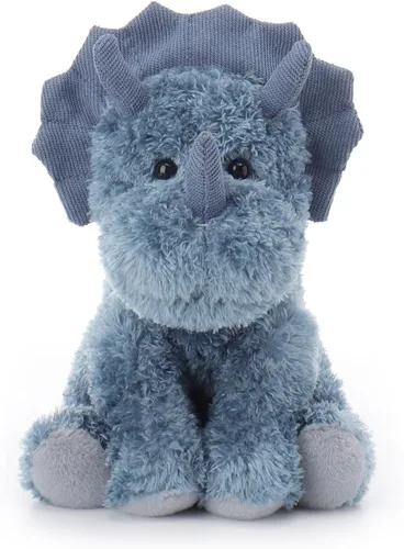 Miniatura 2 de Apricot Lamb Triceratops - Animales de peluche azul oscuro para niños, suaves y lindos juguetes de peluche para bebé niña y niño, 9 pulgadas