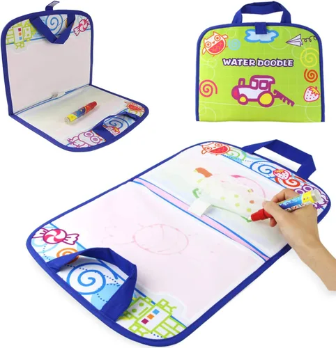 Coolplay Actividades para niños Esterilla de dibujo de agua Pintura con pluma de agua Avión Viaje Juguete para niños pequeños