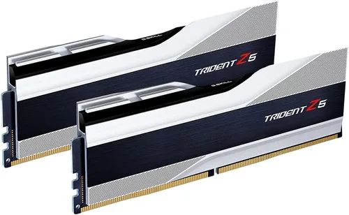 G.SKILL Trident Z5 Series DDR5 RAM (Intel XMP 3.0) 32GB (2x16GB) 6400MT/s CL32-39-39-102 1.40V Memoria de computadora de escritorio U-DIMM - Plata