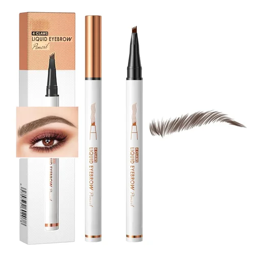 Miniatura 14 de Yulinlon Q707 Lápiz de Cejas Preciso de 4 Puntas – Lápiz de Cejas Impermeable de Larga Duración para Cejas Naturales y Definidas – Fácil de Usar