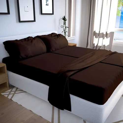 Miniatura 35 de Sábanas extra largas de tamaño individual XL para dormitorio, sábanas de microfibra súper suave, ropa de cama de lujo de hotel, sábanas de Blanco