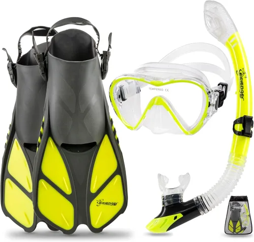 Miniatura 11 de Seavenger Conjunto de Snorkel Aviator con Bolsa de Equipo