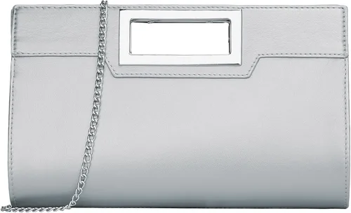 KKXIU Bolso de mano para mujer, elegante bolso de noche plisado para boda, baile de graduación, novia con correa de cadena