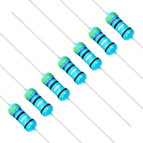 Miniatura 69 de Chanzon 50 piezas 1 W 10 Ω ohm Resistencia de película metálica fija de tolerancia 0.01 ±1% 10R MF Resistencias de agujero pasante con limitación