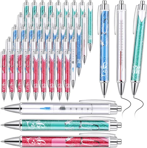Miniatura 11 de Jetec 50 Piezas Bolígrafos de Enfermera Bolígrafos Esféricos a Granel Regalo de Navidad CNA Apreciación Tinta Bolígrafos Divertidos Juego Médico