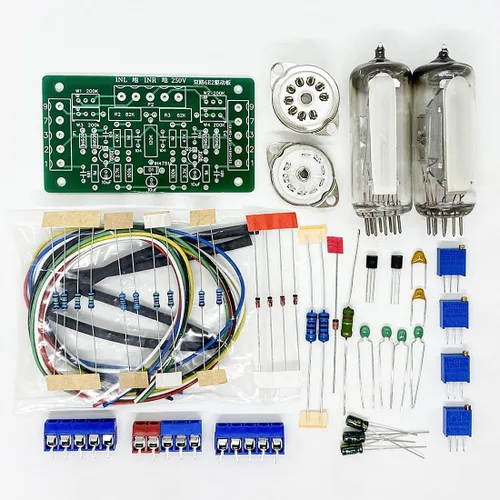 1 Unidades Dual Way Magic Eye 6E2 Tubo Indicador de Nivel de Audio Módulo VU Medidor Espectro Música Tubo de Vacío Indicador de Nivel de Conductor