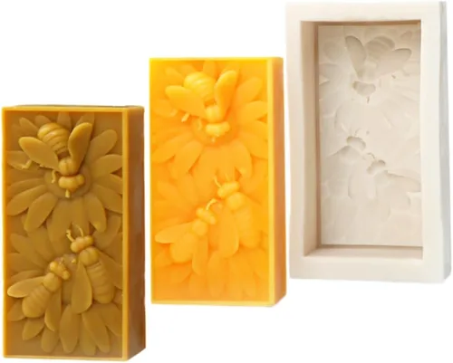 Miniatura 3 de Molde de silicona para velas de abejorros de abejorros, para jabón, cera de soja, resina epoxi, manualidades, boda, fiesta, cena, decoración