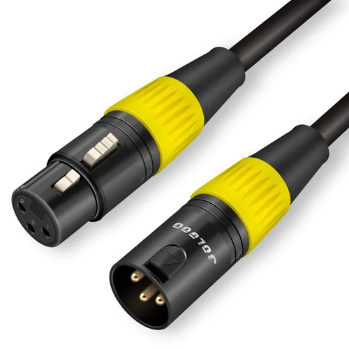 Miniatura 10 de JOLGOO Divisor XLR - Cable Y hembra a macho doble, 1.6 pies