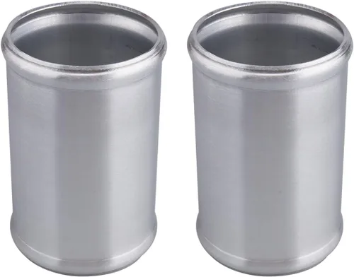 Miniatura 12 de AC PERFORMANCE Conector de manguera de aleación de aluminio de 2" (51mm) OD, conector de tubo de silicona perlado, 4" de longitud, paquete de 2