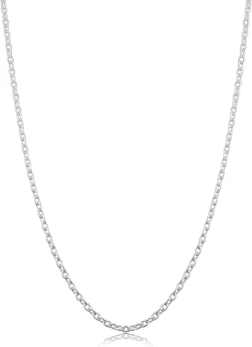 Miniatura 11 de Kooljewelry Collar de plata de ley u oro amarillo sobre plata de ley para mujer (0.047 in, 0.063 in o 0.083 in)