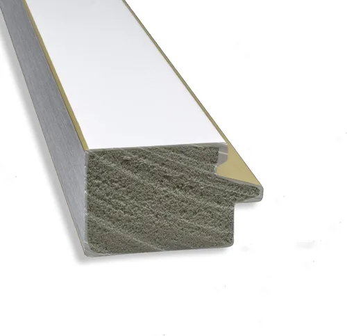 Miniatura 2 de Amanti Art Espejo de baño blanco para sobre el fregadero, 30 x 35 pulgadas, espejo de tocador rectangular estrecho de Eva de oro blanco, marco