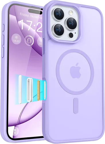 Miniatura 23 de Funda para teléfono Google Pixel 9 Pro XL, Compatible con Magnético, Protección contra Caídas de Grado Militar Translúcida Mate Resistente a Golpes