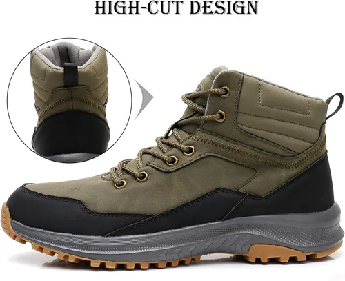 Miniatura 2 de UPSOLO Mens Waterproof Winter Boots