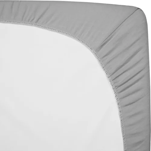 Miniatura 5 de Sábana para cuna TL Care, en tejido de punto jersey, 100% algodón, Gris