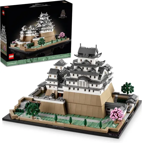 LEGO Architecture Landmarks Collection: Himeji Castle 21060 Juego de construcción, construye y exhibe este modelo coleccionable para adultos, regalo