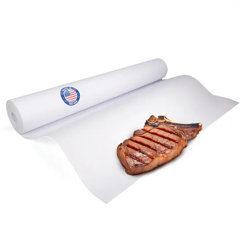 Miniatura 24 de Papel de carnicero negro de 18 x 2160 pulgadas (180 pies) – Rollo de papel de carnicero natural hecho en Estados Unidos para carne y pescado, sin