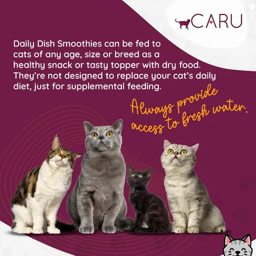 Miniatura 4 de Caru - Batidos diarios para platos - Golosinas de atún para gatos o alimentos para mascotas - Tubos de 0.5 onzas - 4 tubos por paquete - Paquete