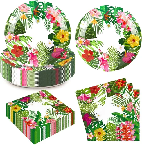 Miniatura 16 de 50 Pcs Back To School Plates and Napkins First Day of School Dinnerware Disposable Paper Tableware Party Decorations for Welcome Back to School
