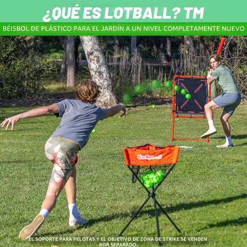 Miniatura 2 de GoSports LotBall Juego de Bate y Pelota de Béisbol para Patio Trasero - Juego de Béisbol de Plástico para Niños