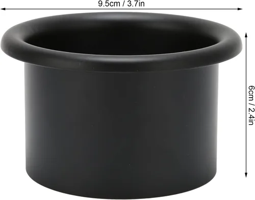 Miniatura 2 de Ymiko 3 1 4 soporte para secador de pelo pulgadas rizador 3 goma 4 insertos secador de pelo negro soplado metal encimera ojales anillos