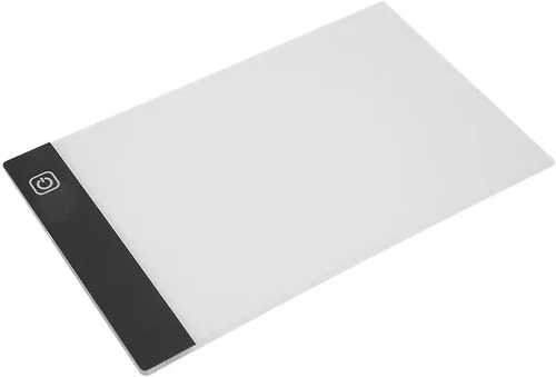 Miniatura 6 de Caja de luz de brillo ajustable A5, caja de luz LED para trazado, tablero de dibujo artístico, bloc de copia con función de memoria, mesa con cable