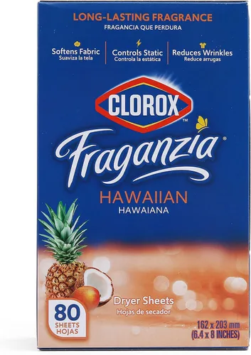 Miniatura 16 de Clorox Fraganzia - Hojas de secadora suavizantes de tela, reductoras de arrugas y antiestáticas, para ropa con gran olor, suaviza telas, aroma Océano