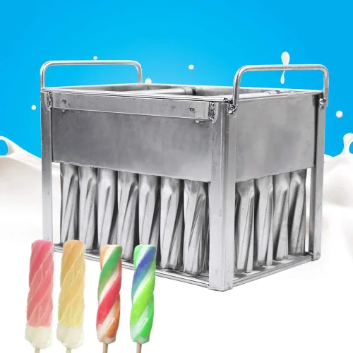 40 moldes de acero inoxidable para hacer helados, moldes para hacer helados congelados, moldes para hacer deliciosos helados