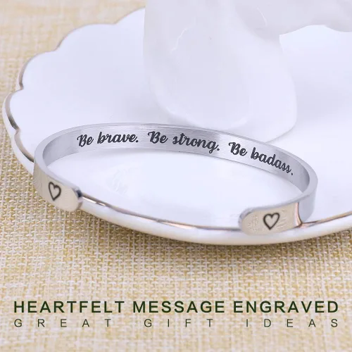 Miniatura 4 de Pulsera con mensaje oculto, regalos significativos para mujeres, regalos para grandes amigas, joyas de amistad únicas, regalos de cumpleaños