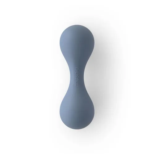 Miniatura 11 de mushie Juguete de sonajero de silicona para bebé A partir de 3 meses (natural)