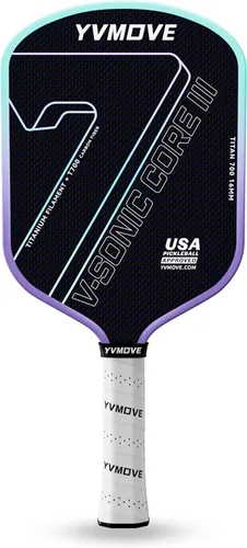 Pickleball Paddle with T700 Raw Carbon Fiber Surface & 16mm STR-Core Power Polymer Core, Premium Pickle Ball Racket Designed for Ultimate Spin &