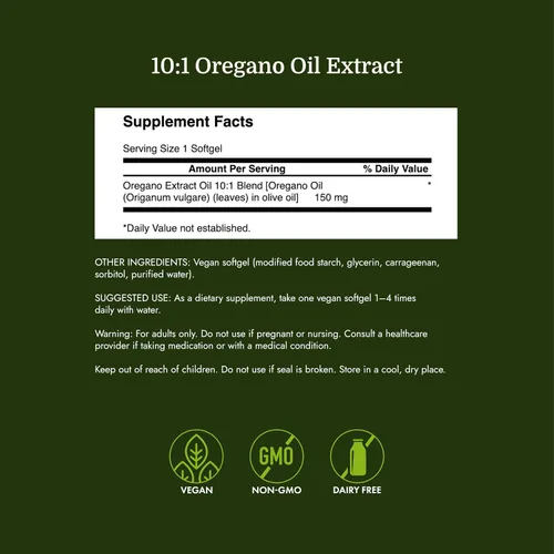 Miniatura 4 de Swanson Aceite de orégano Extracto 10:1 Suplemento de salud digestiva y respiratoria para adultos que buscan apoyo natural para el tracto